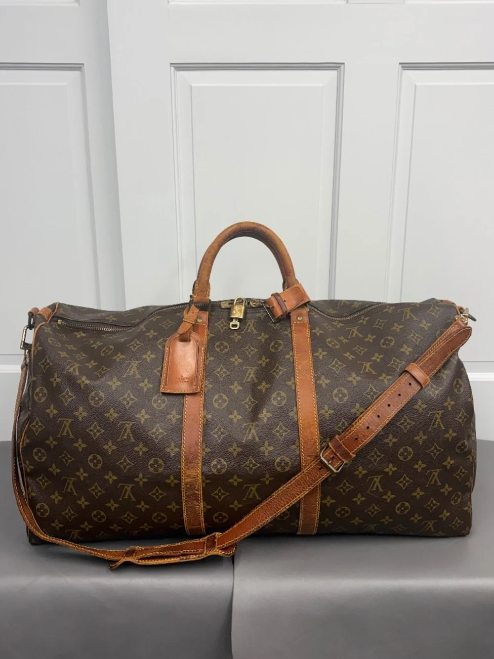 Vintage Louis Vuitton Keepall Bandouliere 60 Monogram Canvas